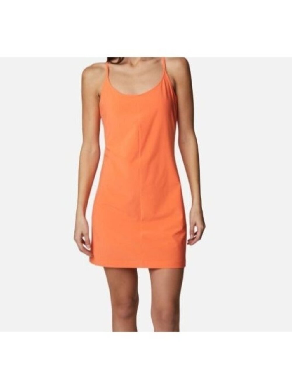 Columbia Pleasant Creek Tennis  Dress Built In Bra Shorts Orange Small